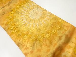 華紋模様織出し袋帯